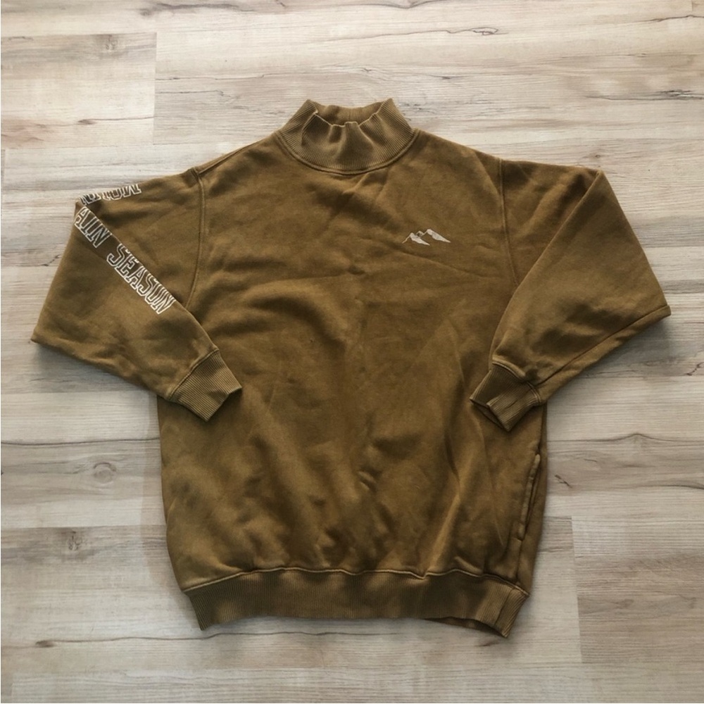 Aerie Mountain Season Tan Crewneck Sweater